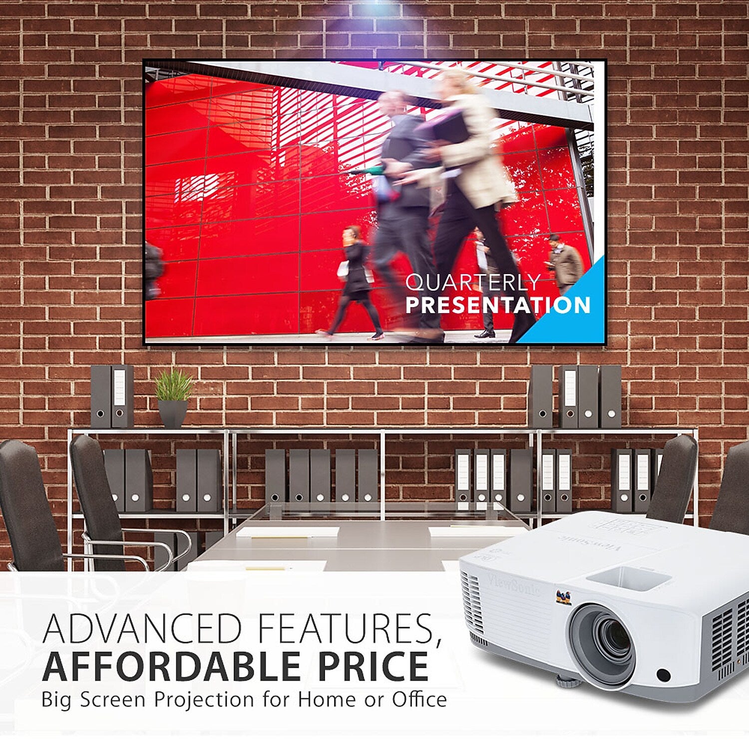 ViewSonic 4000 Lumens WXGA Home with HDMI and Vertical Keystone, White (PA503W)