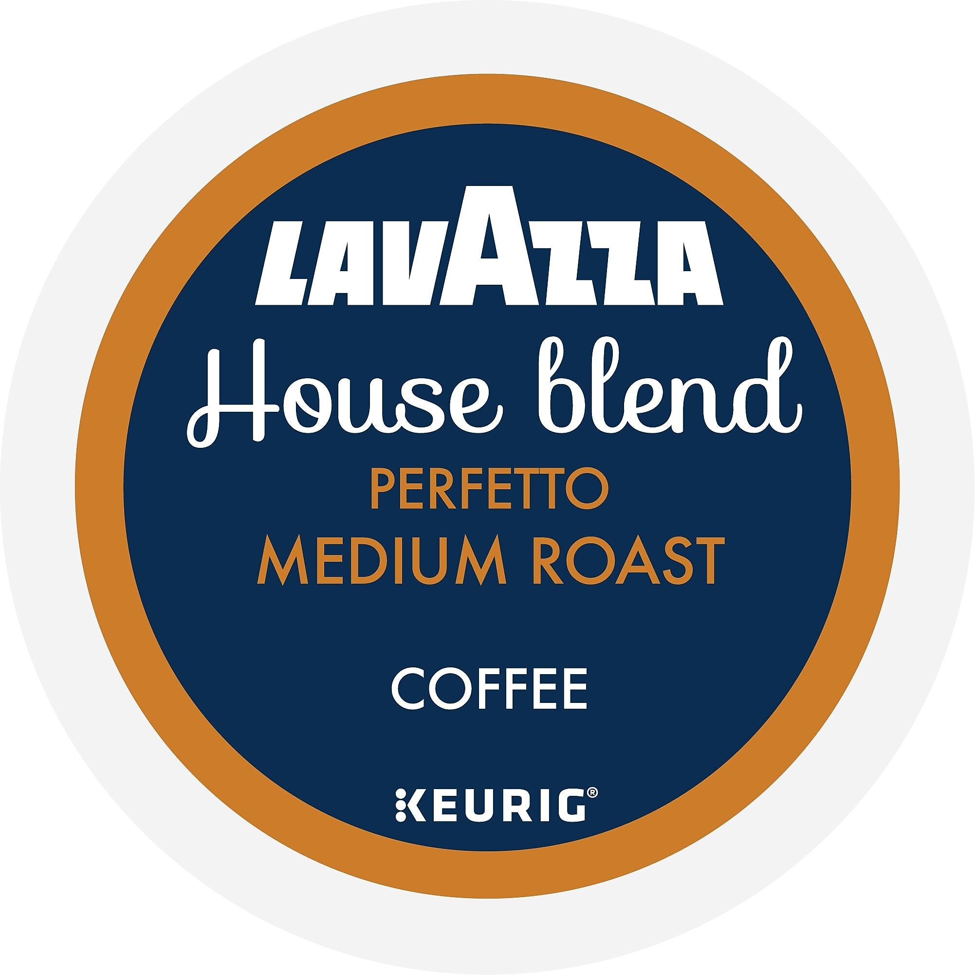 Lavazza House Blend Perfetto Coffee Keurig® K-Cup® Pods, Medium Roast, 88/Carton (5000382580CT)