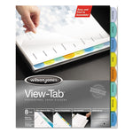 View-Tab Paper Index Dividers, 8-Tab, 11 X 8.5, White, 1 Set