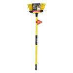 Job Site Super-Duty Multisurface Upright Broom, 16 X 54, Fiberglass Handle, Yellow/black