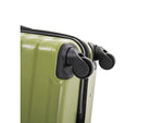 InUSA Aurum 23.65" Hardside Carry-On Suitcase, 4-Wheeled Spinner, Green (IUAUR00S-GRN)