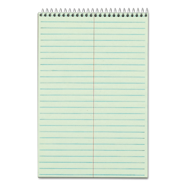 Gregg Steno Pads, Gregg Rule, 80 Green-Tint 6 X 9 Sheets