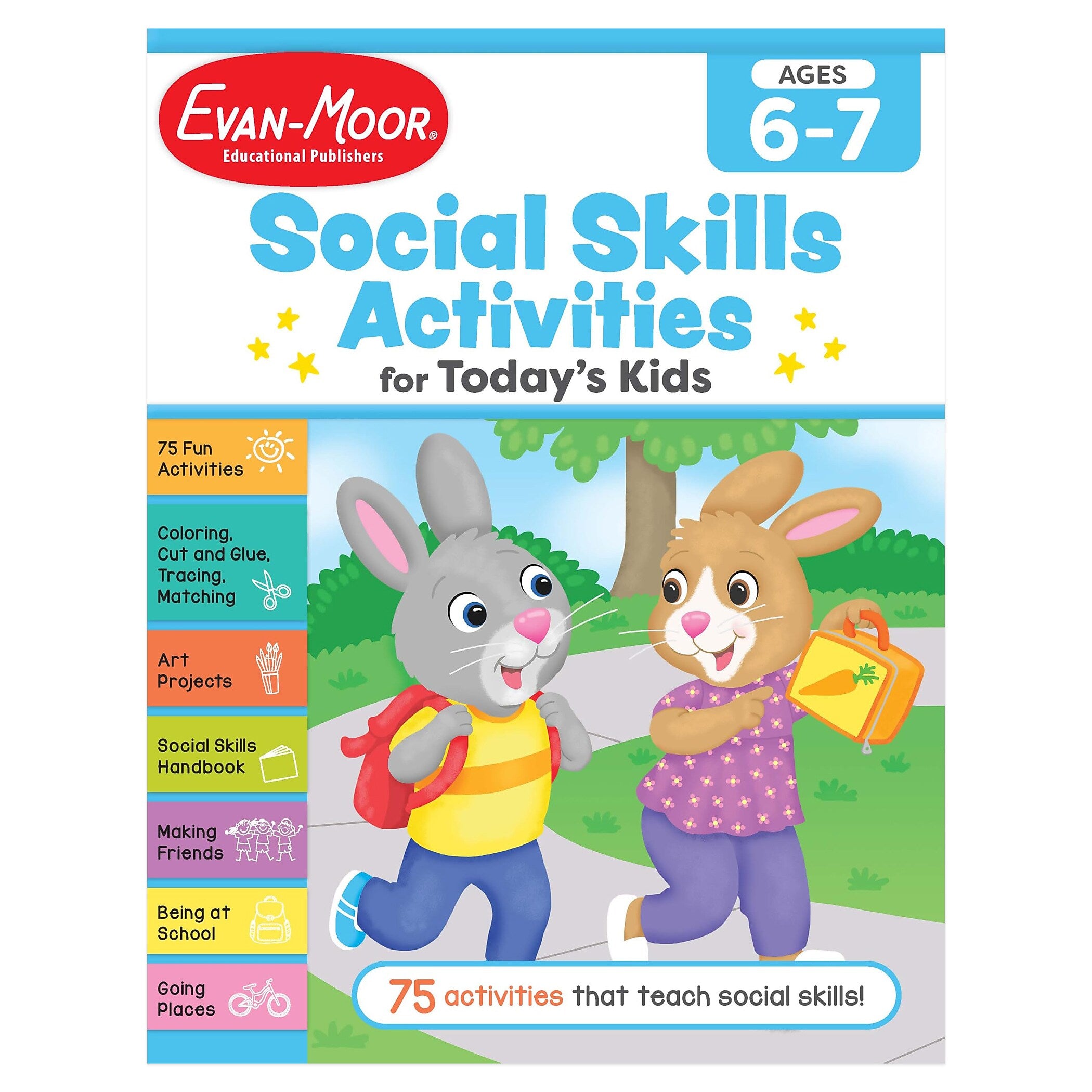 Evan-Moor Making Friends & Social Skills Bundle, Grade K Workbook, 2 Books/Set