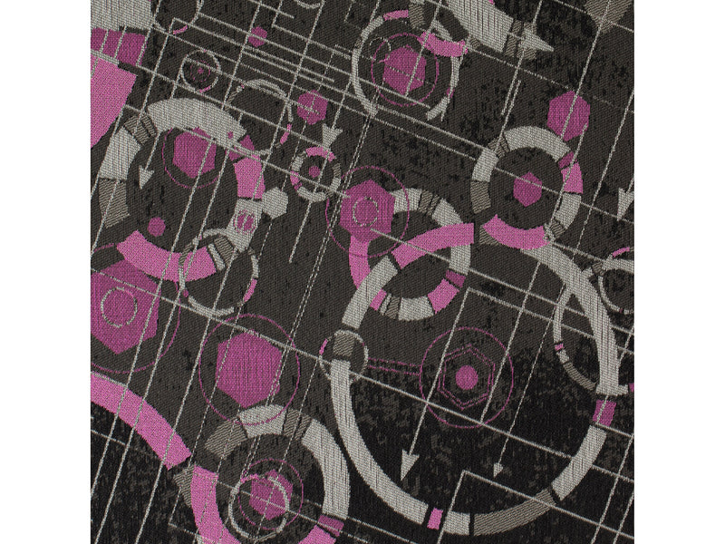 Anji Mountain Rug'd Refracted Carpet & Hard Floor Gaming Chair Mat, 36" x 48", Gray/Purple (AMB9113)