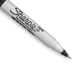 Sharpie Permanent Markers, Twin Tip, Black, 4/Pack (32175)