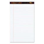 Docket Gold Ruled Perforated Pads, Wide/legal Rule, 50 White 8.5 X 14 Sheets, 12/pack