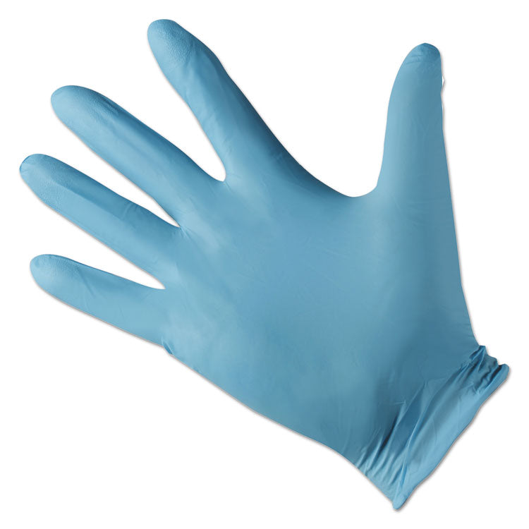 G10 Blue Nitrile Gloves, Powder-Free, Large, 6 mil Thick, 9.5" Long, Blue, 100/Box, 10 Boxes/Carton