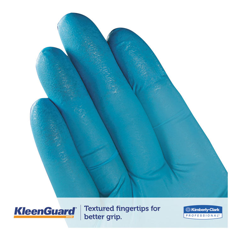 G10 Blue Nitrile Gloves, Powder-Free, X-Small, 6 mil Thick, 9.5" Long, Blue, 100/Box