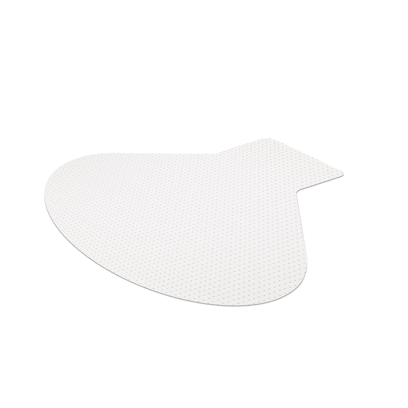 ES Robbins EverLife Carpet Chair Mat with Lip, 66" x 60", Designed for Medium-Pile Carpet, Clear (122775)