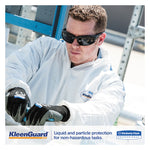 A35 Liquid And Particle Protection Coveralls, Zipper Front, Hooded, Elastic Wrists And Ankles, 2x-Large, White, 25/carton