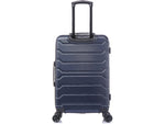 InUSA Trend 24" Hardside Suitcase, 4-Wheeled Spinner, TSA Checkpoint Friendly, Blue (IUTRE00M-BLU)