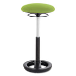 Twixt Extended-Height Ergonomic Chair, Supports 250 lb, 22" to 32" Seat Height, Green Seat, Black Base