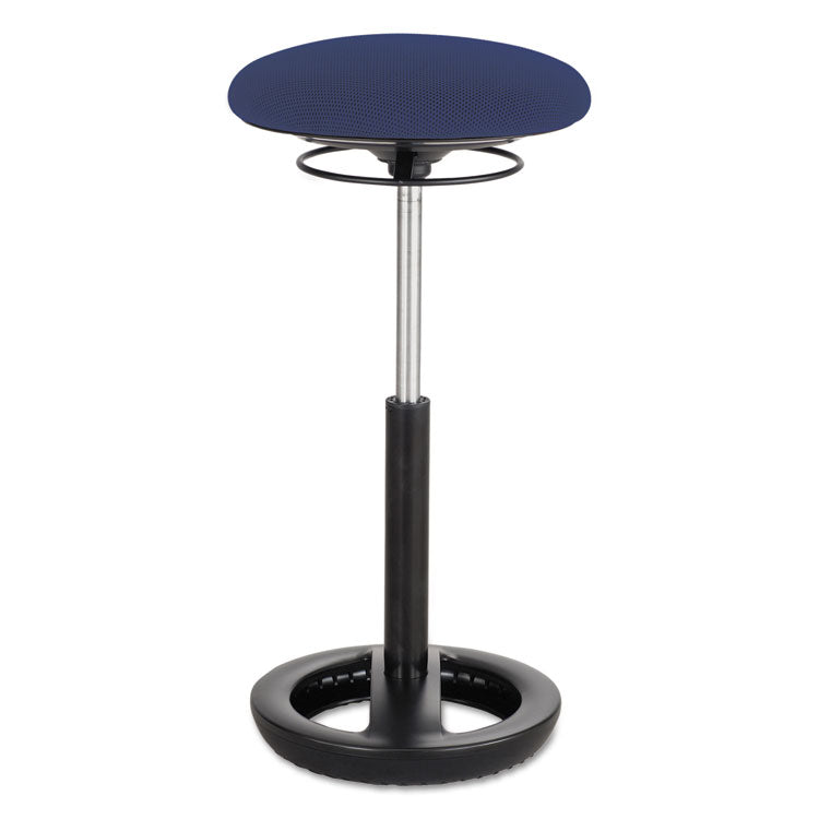 Twixt Extended-Height Ergonomic Chair, Supports Up to 250 lb, 22" to 32" Seat Height, Blue Seat, Blue Back, Black Base