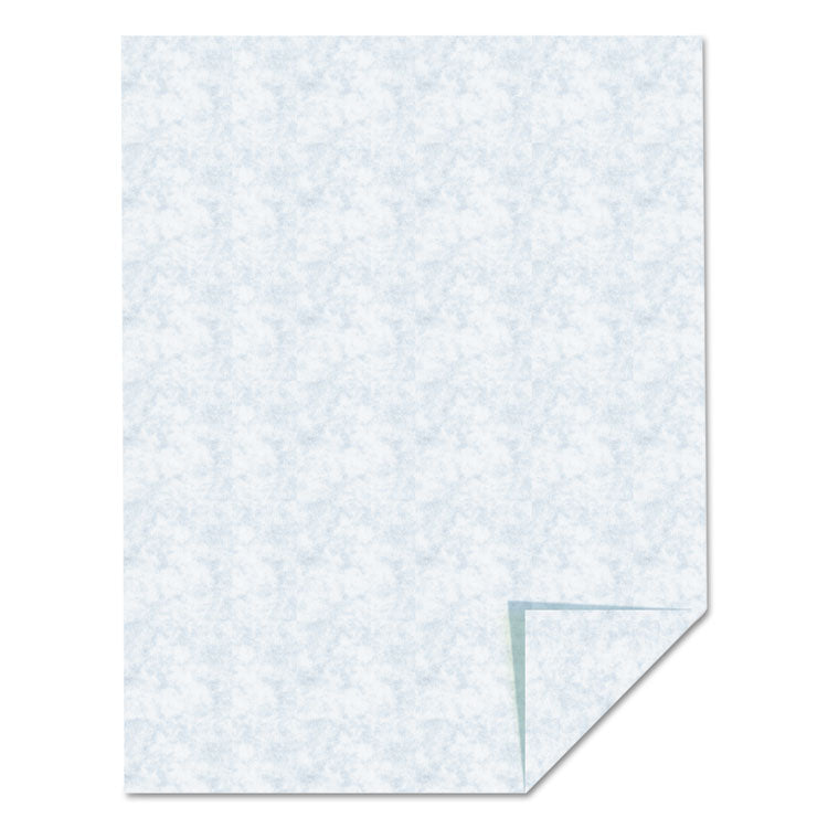Parchment Specialty Paper, 24 lb Bond Weight, 8.5 x 11, Blue, 100/Box
