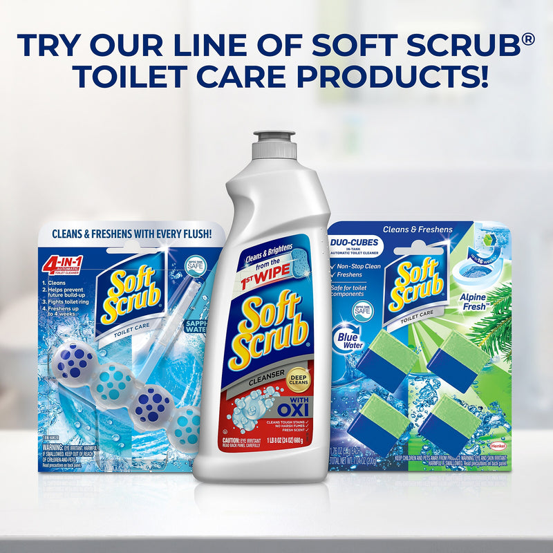 Soft Scrub Oxi Cleanser, 24 oz., 8/Carton (DIA07226)