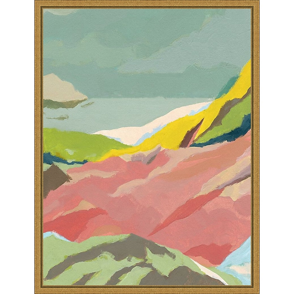 Amanti Art Candy Coast II (Mountains) by Jacob Green Framed Canvas Wall Art Print, 18" x 24" (A42675339717)