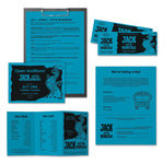 Color Paper, 24 lb Bond Weight, 8.5 x 11, Celestial Blue, 500 Sheets/Ream