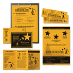 Color Cardstock, 65 lb Cover Weight, 8.5 x 11, Galaxy Gold, 250/Pack