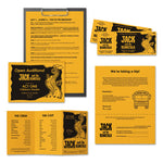 Color Paper, 24 lb Bond Weight, 8.5 x 11, Galaxy Gold, 500 Sheets/Ream