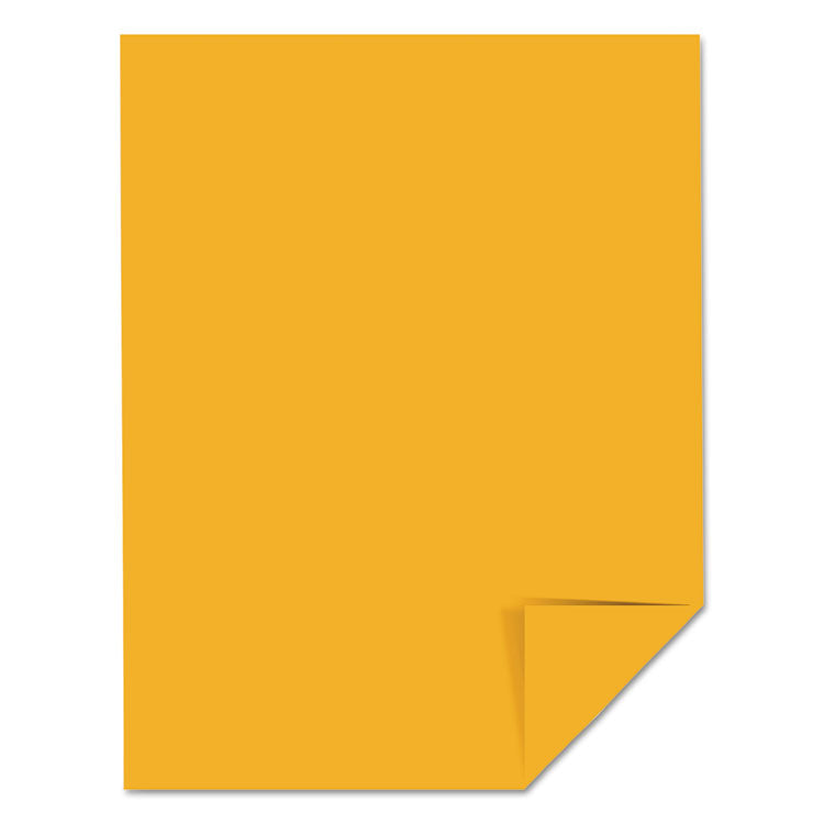 Color Paper, 24 lb Bond Weight, 8.5 x 11, Galaxy Gold, 500 Sheets/Ream