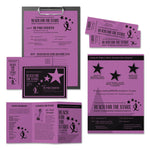 Color Cardstock, 65 lb Cover Weight, 8.5 x 11, Planetary Purple, 250/Pack