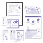 Color Cardstock, 65 lb Cover Weight, 8.5 x 11, Stardust Flecked White, 250/Pack