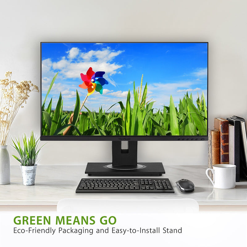 ViewSonic Ergonomic 24" 60 Hz LED Monitor, Black (VG2448A)
