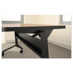 Flip-N-Go Table Base, 46.88w X 21.25d X 27.88h, Black