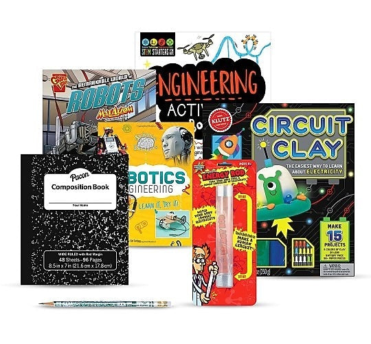 S&S Family Engagement Take Home Bags STEAM Grades 4-5, Assorted Colors (BK7342003)