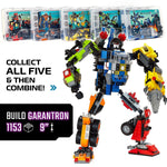 JITTERYGIT Robotryx Red Grindburst Robot Building Toy, 235 Pieces/Pack (ROBOTRYX-RED)