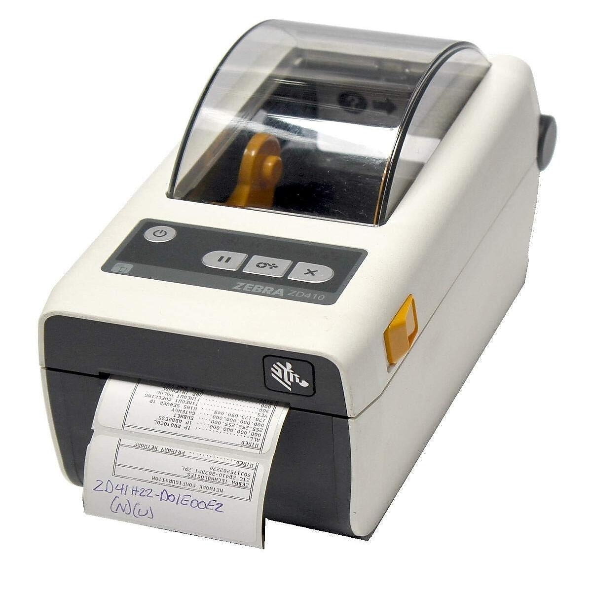 Zebra ZD411-HC Direct Thermal Healthcare Desktop Printer, White (ZD4AH22-D01E00EZ)