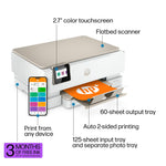 HP Envy Inspire 7255e Wireless Color All-In-One Inkjet Printer, Print, Scan, Copy, Best for Home, 3 Months FREE Ink with HP+