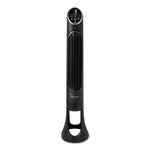 Quietset 8-Speed Whole-Room Tower Fan, 10w X 40h, Black