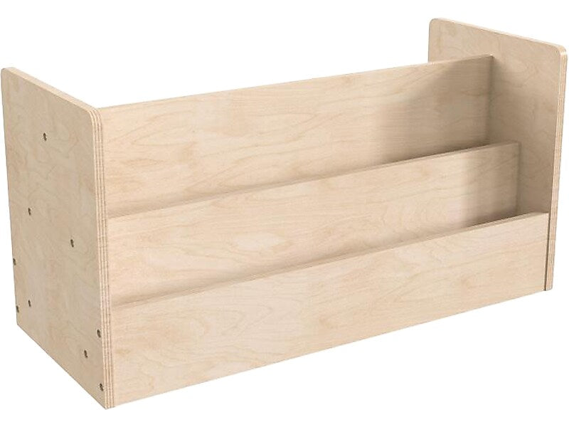 Flash Furniture Bright Beginnings Display Shelf Unit, 16"H x 31.5"W x 13"D, Brown (MK-KE20772-GG)