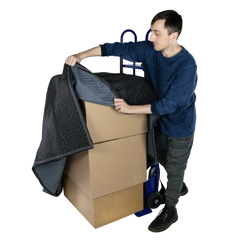 Monster Trucks HD Nonwoven Moving Blanket, Black/Gray (MT10164)