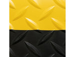 NoTrax Cushion Trax Anti-Fatigue Mat, 60" x 36", Black/Yellow (479S0035YB)