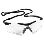 V60 Nemesis Rx Reader Safety Glasses, Black Frame, Clear Anti-Fog Lens, 12/Box