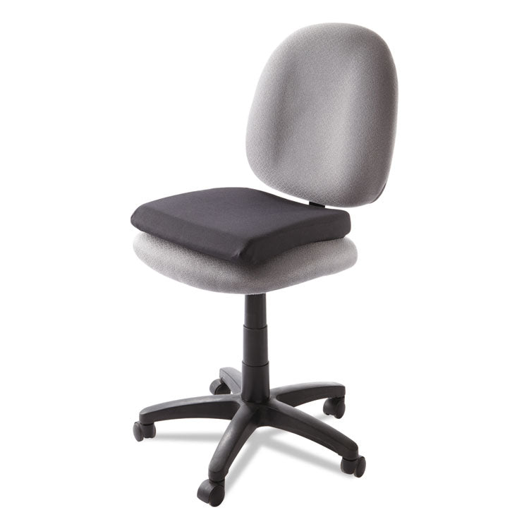 Memory Foam Seat Rest, 15.5 x 16 x 2, Black