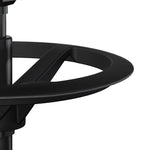 HON Ignition 2.0 ReActiv Back Vinyl Task Stool with Footrest and Lumbar Support, Black/Gray (HITSRA.S0.A.H.0S.SX39.BL.SB.T)