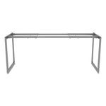 Alera Open Office Desk Series Adjustable O-Leg Desk Base, 47.25 to 70.78w x 23.63d x 28.5h, Silver