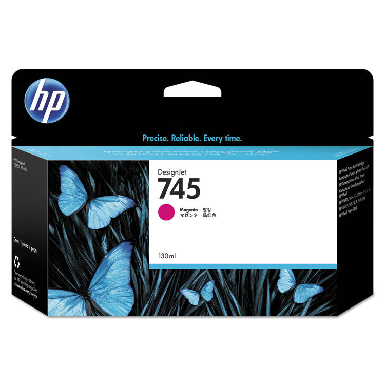 HP 745, (F9J95A) Magenta Original Ink Cartridge, 20/Carton