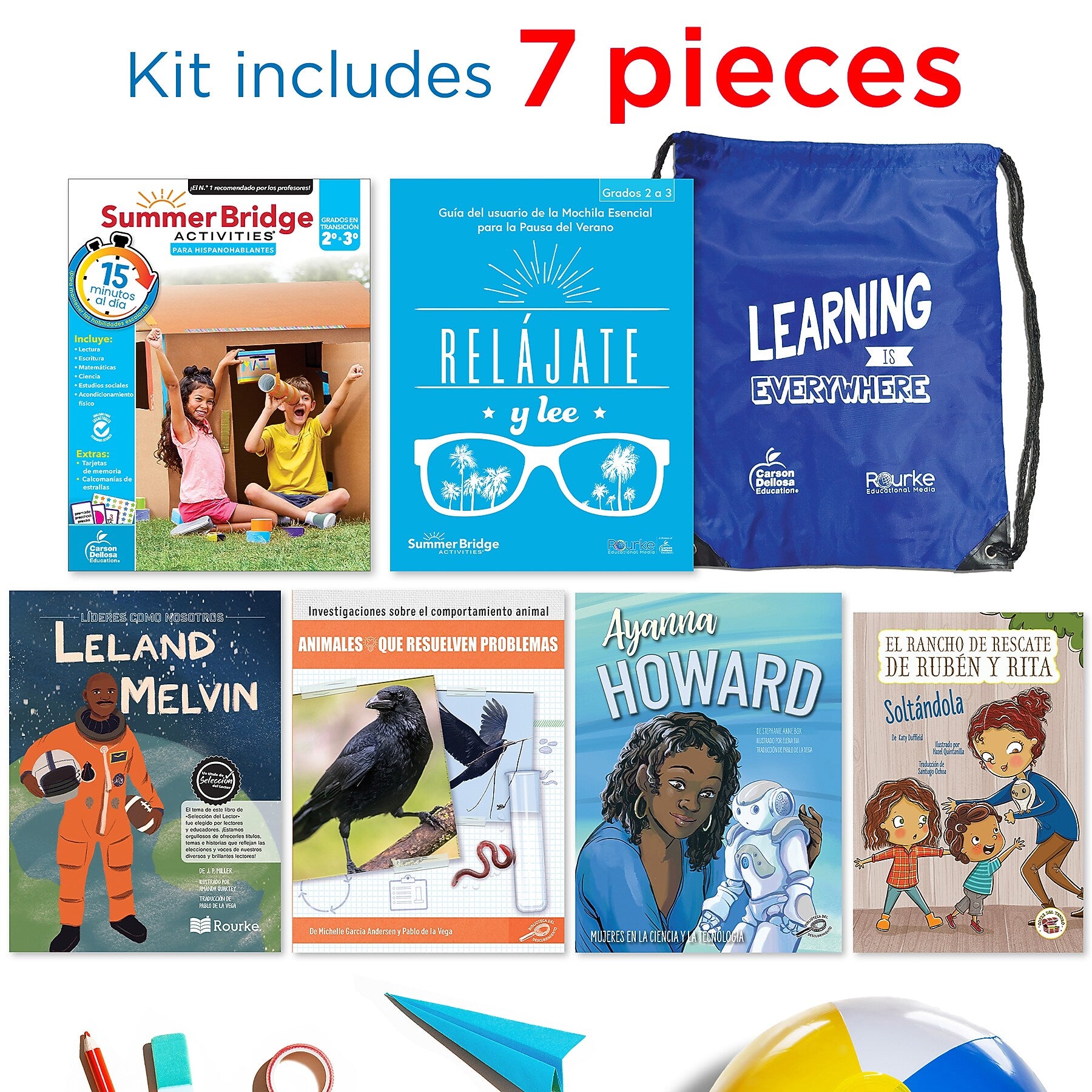 Summer Bridge Activities Summer Bridge Spanish Backpack, Grade 2-3 Workbook, 7/Set (CD-145438)