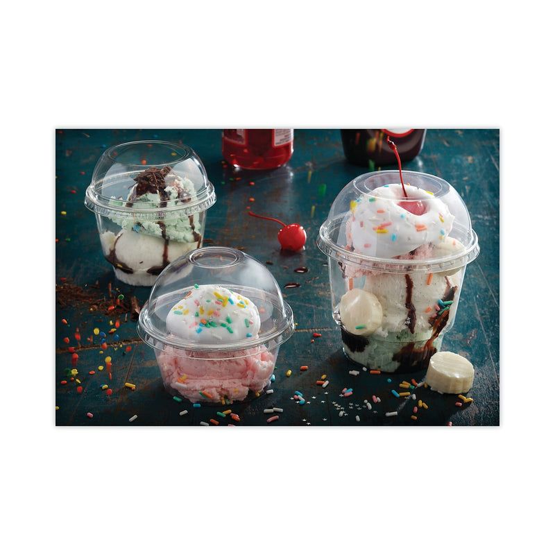 Pactiv Evergreen EarthChoice Strawless RPET Lid, Dome Lid, Clear, 1,020/Carton (PCTYPDL24CNH)