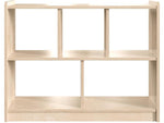 Flash Furniture Bright Beginnings 5-Section Modular Storage Unit, 24.5"H x 31.5"W x 11.75"D, Brown (MK-KE23940-GG)
