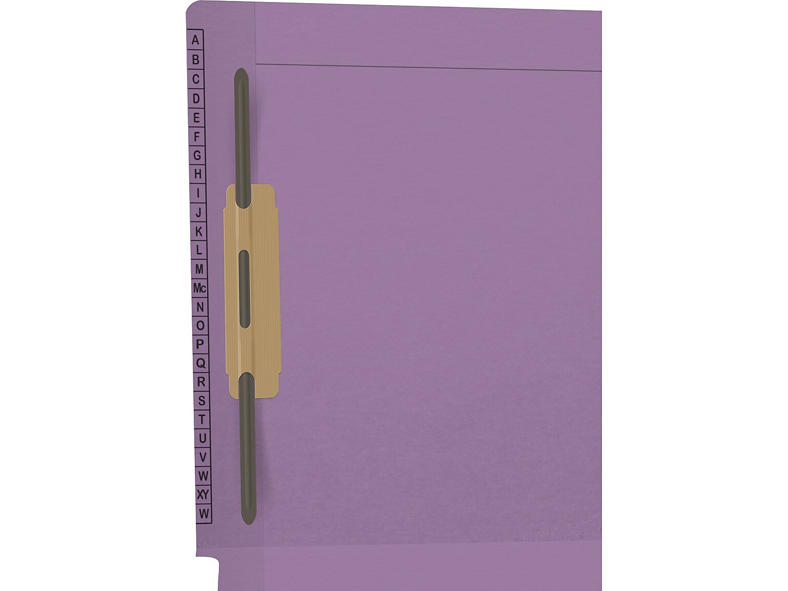 Medical Arts Press Reinforced Classification Folder, 1 3/8" Expansion, Letter Size, Lavender, 50/Box (F1170-LAV-1)