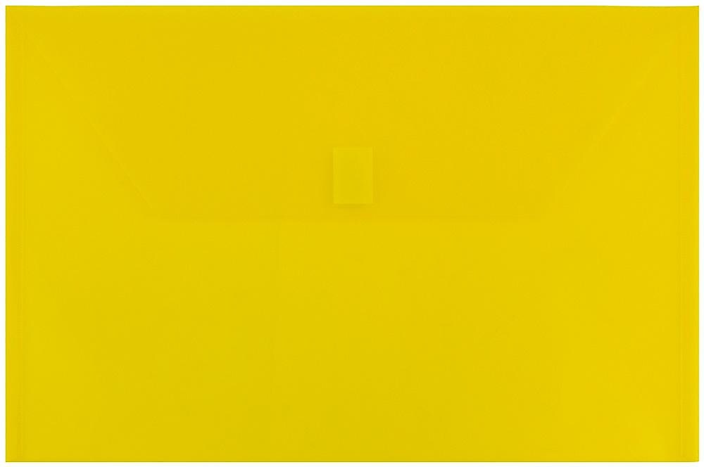 JAM Paper Premium Plastic Document File, Legal, Yellow, 3/Pack (235828262X3)