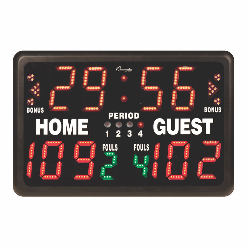 Champion Sport Indoor Electronic Tabletop Scoreboard, Black (CHST90)