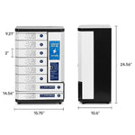 KwikBoost 8-Bay Self-Service Charging Locker, White (CHSL001)