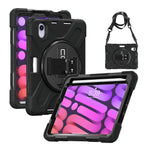 CODi Rugged Polycarbonate/Silicone 8.3" Case for iPad Mini (6th Gen/A17 Pro), Black (C30705064)