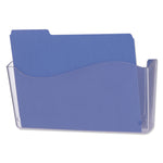 Wall Files, Letter Size, 13" x 4" x 7", Clear